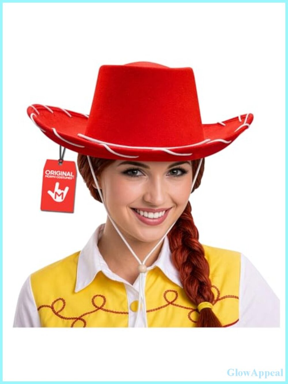 Morph Adult Western Sheriff Costume Hat 1950s Style One Size Cowboy Cowgirl